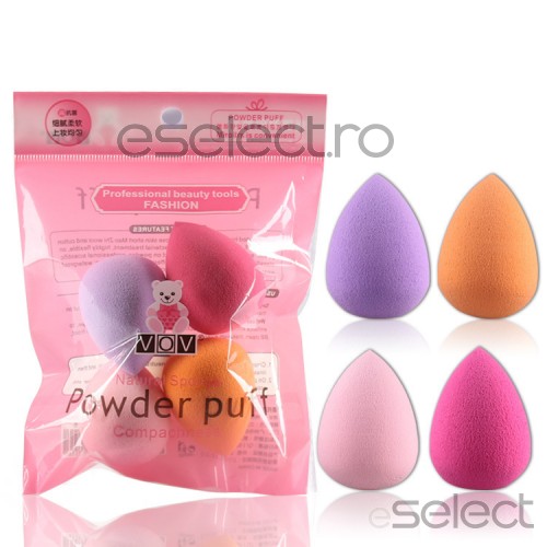 Set bureti make-up reutilizabili Powder Puff 6013ACM