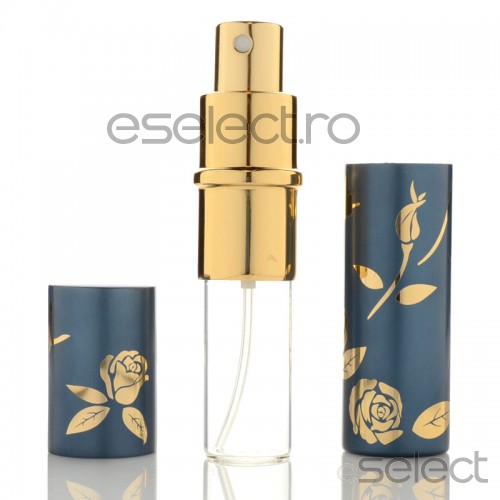 Pulverizator elegant de parfum 10ml reincarcabil  6012ACM-albastru
