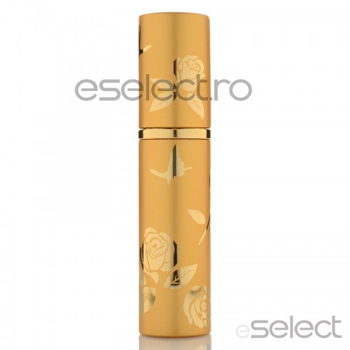 Pulverizator elegant de parfum 10ml reincarcabil  6012ACM-gold