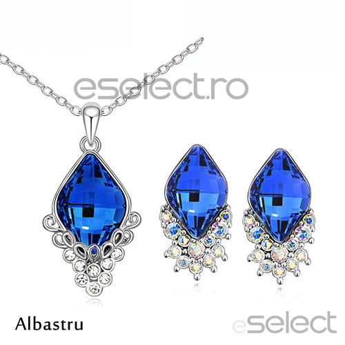 Set Treasured Diamond-Albastru