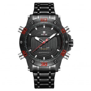 Ceas WEIDE Quartz Casual Sport Rosu WH6910B-2C