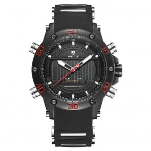 Ceas WEIDE Quartz Casual Sport Rosu WH6910B-6C