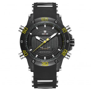 Ceas WEIDE Quartz Casual Sport Galben WH6910B-7C