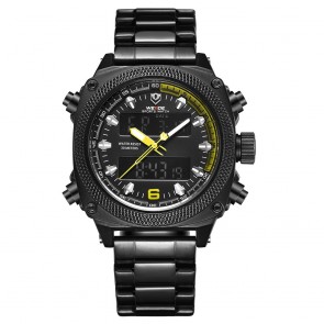 Ceas WEIDE Quartz Casual Sport Galben WH7302B-3C