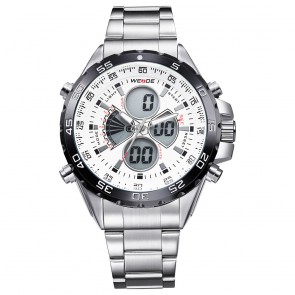 Ceas WEIDE Quartz Casual Sport Alb WH1103-2C