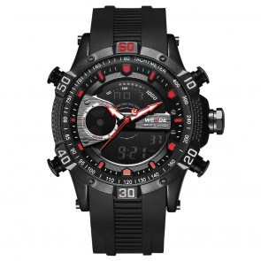 Ceas WEIDE Quartz Casual Sport Rosu WH6902B-7C