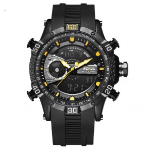 Ceas WEIDE Quartz Casual Sport Galben WH6902B-8C