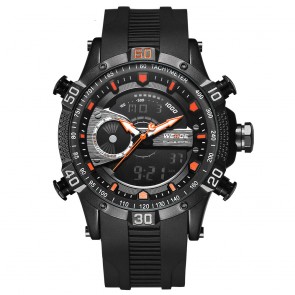 Ceas WEIDE Quartz Casual Sport Orange WH6902B-10C