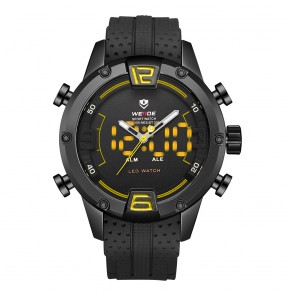 Ceas WEIDE Quartz Casual Sport Galben WH7301B-3C