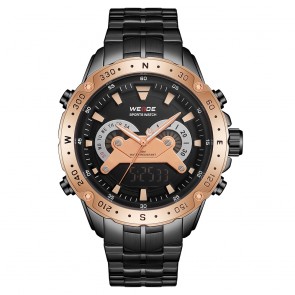 Ceas WEIDE Quartz Casual Sport Auriu WH8501B-4C