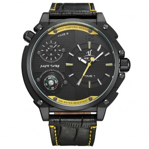 Ceas WEIDE Quartz Casual Sport Galben UV1507B-3C