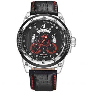 Ceas WEIDE Quartz Casual Sport Rosu UV1605-3C