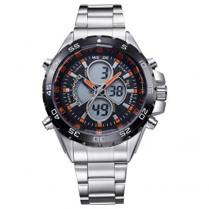 Ceas WEIDE Quartz Casual Sport Orange WH1103-3C