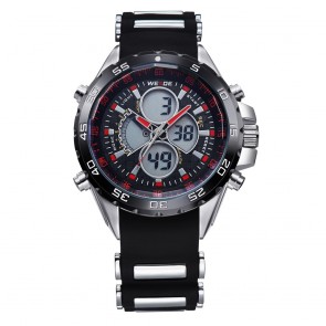 Ceas WEIDE Quartz Casual Sport Rosu WH1103-10C