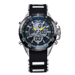 Ceas WEIDE Quartz Casual Sport Galben WH1103-11C