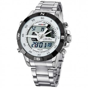 Ceas WEIDE Quartz Casual Sport Alb WH1104-2C