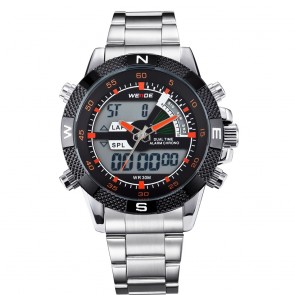 Ceas WEIDE Quartz Casual Sport Orange WH1104-3C