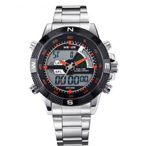 Ceas WEIDE Quartz Casual Sport Orange WH1104-3C