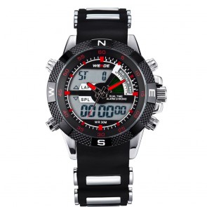 Ceas WEIDE Quartz Casual Sport Rosu WH1104-11C