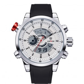 Ceas WEIDE Quartz Casual Sport Alb WH3401-2C