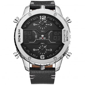 Ceas WEIDE Quartz Casual Sport Negru WH6401p