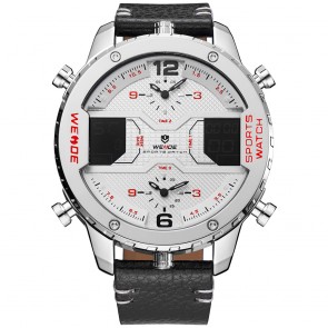 Ceas WEIDE Quartz Casual Sport Alb WH6401-2C