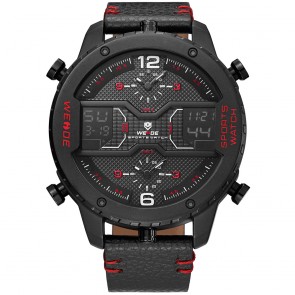 Ceas WEIDE Quartz Casual Sport Rosu WH6401B-2C