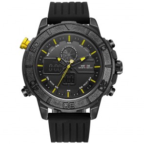 Ceas WEIDE Quartz Casual Sport Galben WH6108B-8C