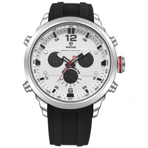 Ceas WEIDE Quartz Casual Sport Alb WH6303-4C