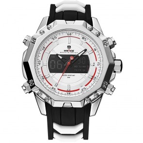 Ceas WEIDE Quartz Casual Sport Alb WH6406-2C