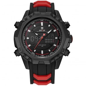 Ceas WEIDE Quartz Casual Sport Rosu WH6406B-2C