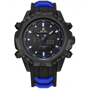 Ceas WEIDE Quartz Casual Sport Albastru WH6406B-4C