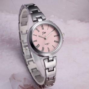 Ceas Dama Quartz jw Silver Pink