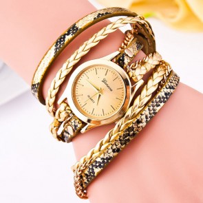 Ceas Dama Quartz Geneva Exotic-gold