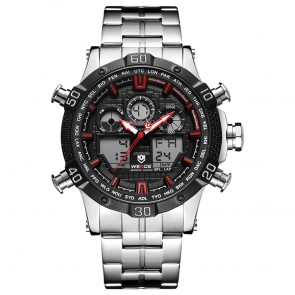 Ceas WEIDE Quartz Casual Sport Rosu WH6901-3C