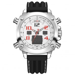 Ceas WEIDE Quartz Casual Sport Alb WH5208-2C