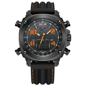 Ceas WEIDE Quartz Casual Sport Orange WH5208B-5C