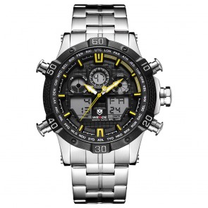 Ceas WEIDE Quartz Casual Sport Galben WH6901-4C