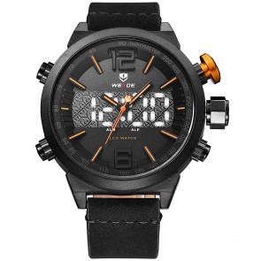 Ceas WEIDE Quartz Casual Sport Orange WH6101B-4C