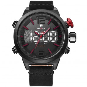 Ceas WEIDE Quartz Casual Sport Rosu WH6101B-1C