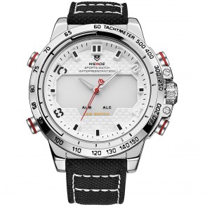 Ceas WEIDE Quartz Casual Sport Alb WH6102-4C