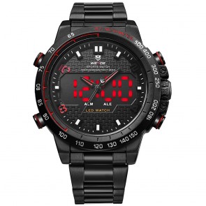 Ceas WEIDE Quartz Casual Sport Rosu WH6102B-2C