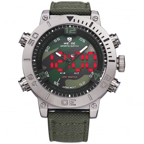 Ceas WEIDE Quartz Casual Sport Verde WH6103-3C