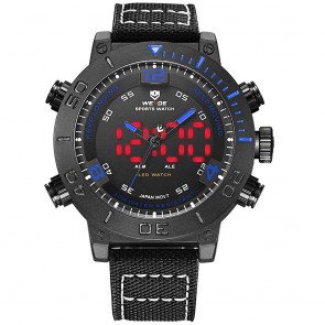 Ceas WEIDE Quartz Casual Sport Albastru WH6103B-4C