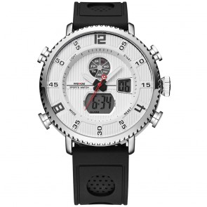 Ceas WEIDE Quartz Casual Sport Alb WH6106-2C