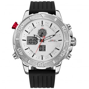 Ceas WEIDE Quartz Casual Sport Alb WH6108-4C