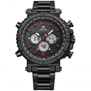 Ceas WEIDE Quartz Casual Sport Rosu WH6305B-2C