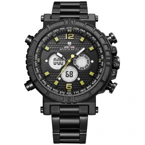 Ceas WEIDE Quartz Casual Sport Galben WH6305B-3C