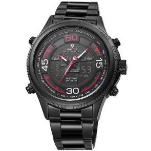 Ceas WEIDE Quartz Casual Sport Rosu WH6306B-2C