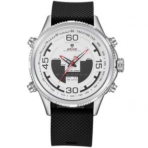 Ceas WEIDE Quartz Casual Sport Alb WH6306-4C